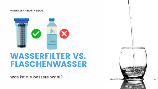 Wasserfilter vs. Flaschenwasser: Was ist die bessere Wahl?