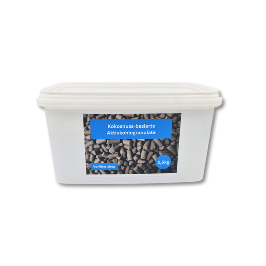 Kokosnuss-basierte Aktivkohlegranulate (2,5 kg Eimer): Ihre ultimative Lösung für Wasserfiltration